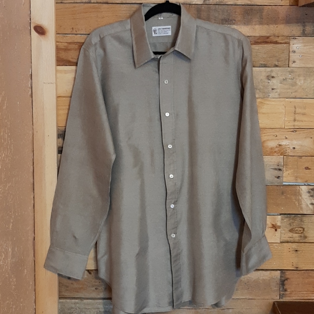 Jim Thompson men's silk shirt Size L